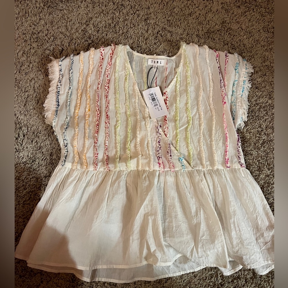 THML Cute Shirt with neon colored accent